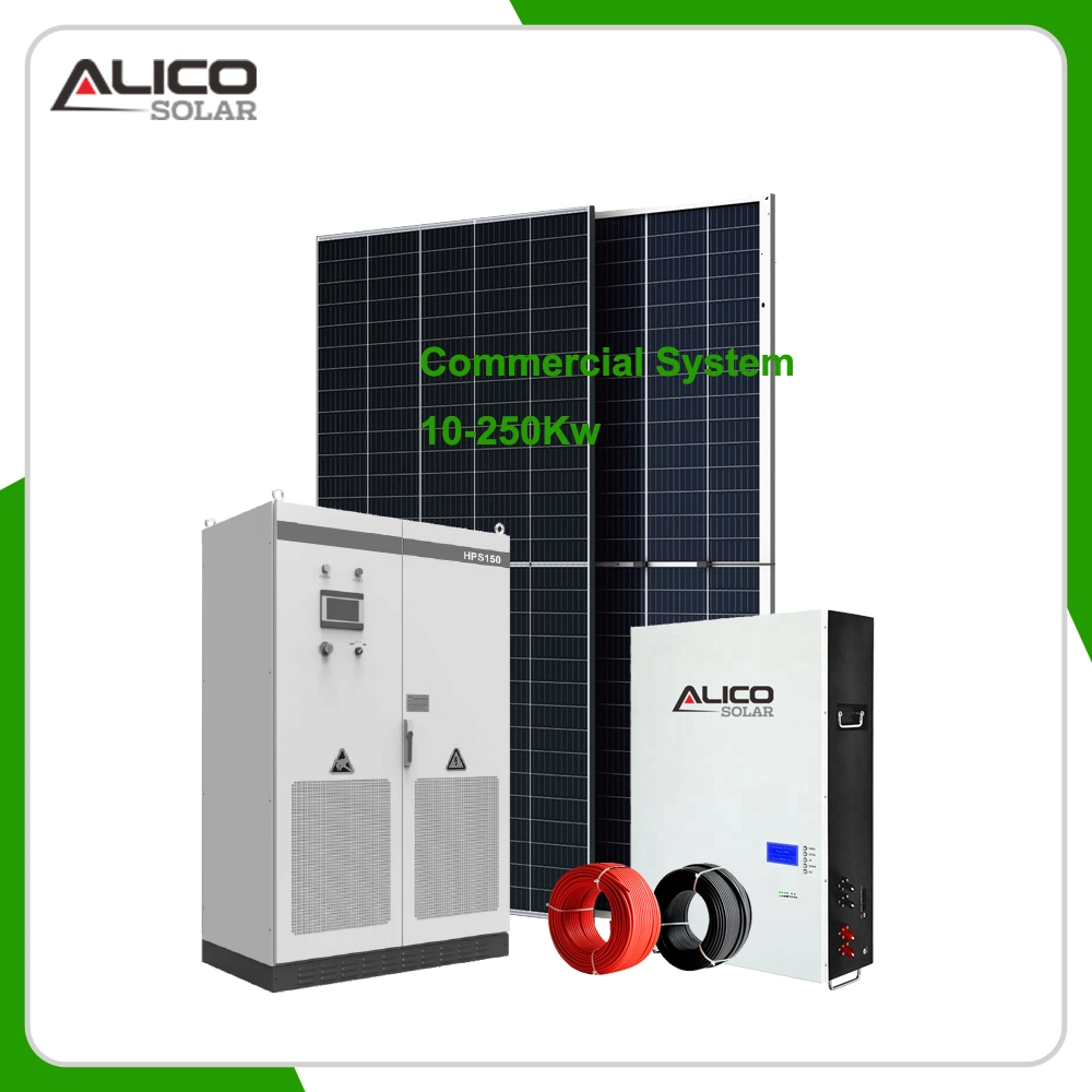 High Efficiency Alicosolar Big Power 1MW on Grid Solar System Full Set Solar System