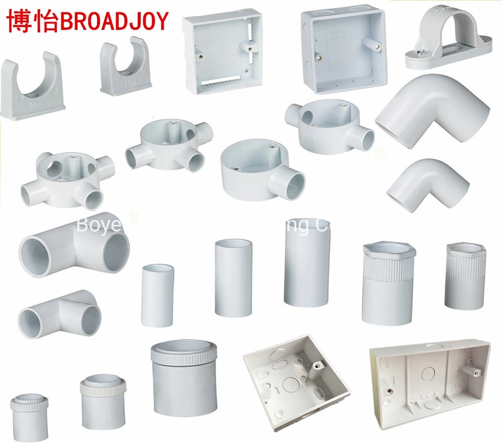 PVC Electrical Round Pipe Fittings