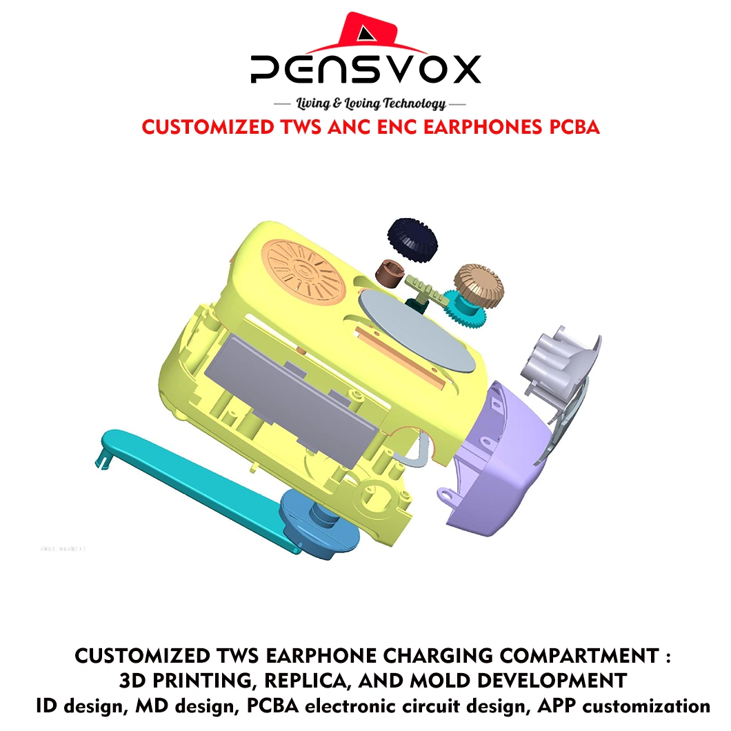 Bouchons d'oreilles One Stop Service Development and Design Resin TWS Wireless PCBA pour Knowles Nouveau driver à armature équilibrée