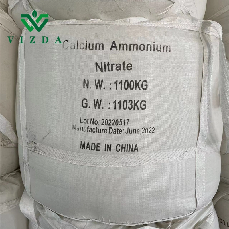 Calcium Ammonium Nitrate avec Boron Engrais Granulaire Jaune 100% Soluble dans l'Eau