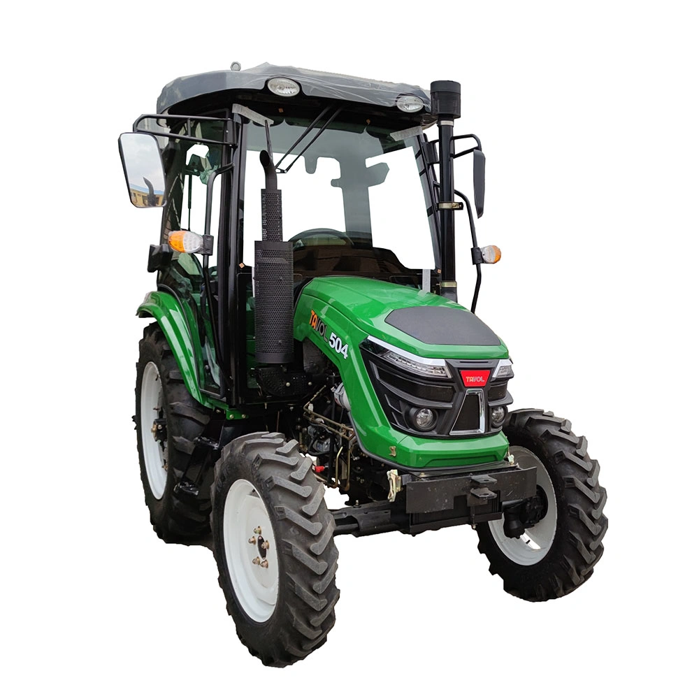 50HP 60HP 70HP Cabin Mini Farm Tractor with CE