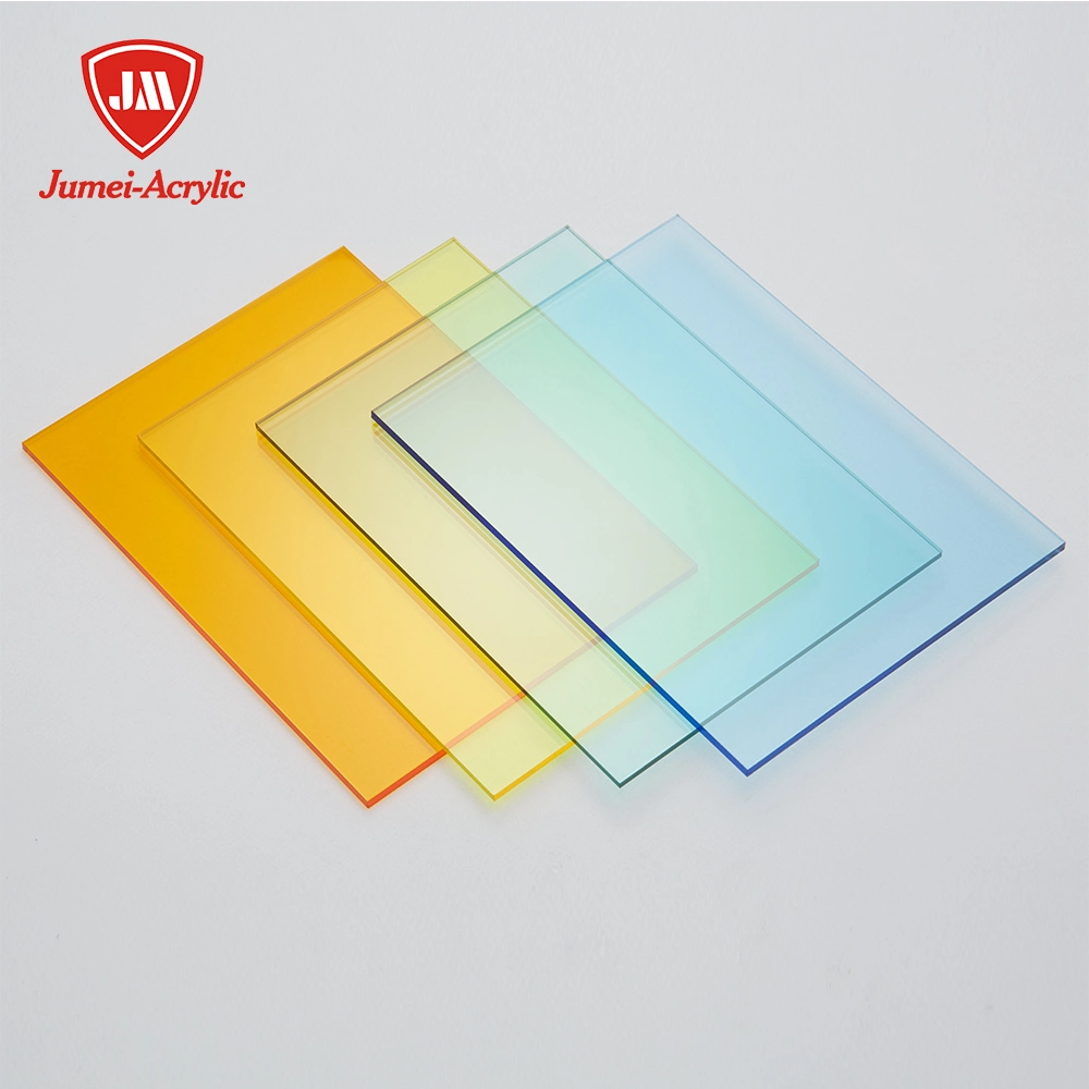 Fiche produit haut de gamme haute brillance des couleurs de feuilles en acrylique moulé en Perspex pour l'affichage