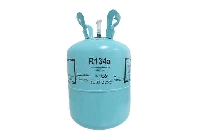 R134A% de pureza de gas refrigerante 99,9 para coche y aire acondicionado