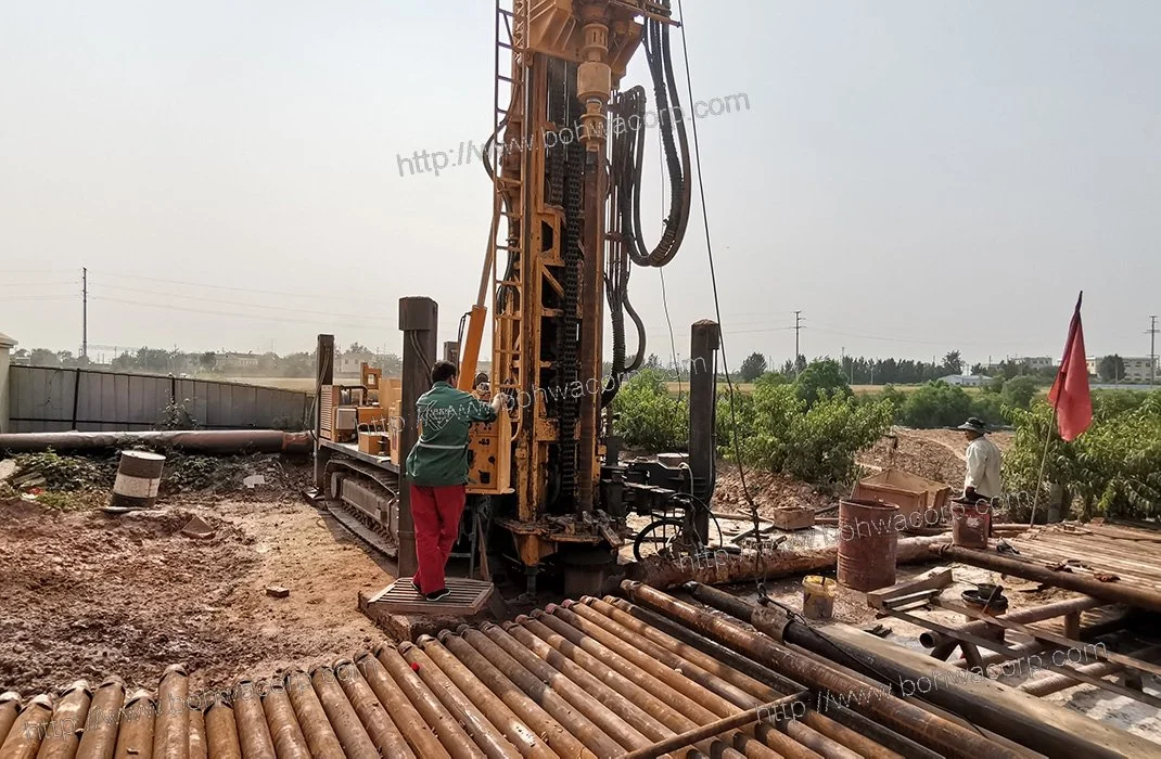 500 Depth Air DTH Drilling and Mud Drilling