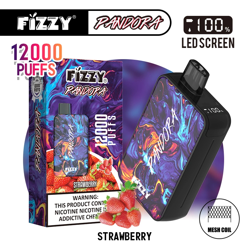 Neueste Großhandel/Lieferant Cuvie E Flüssigkeit 20ml Mixed Fruit Fizzy Pandora 12000 Puff einmal-Mini E-Zigarette Vape Pen