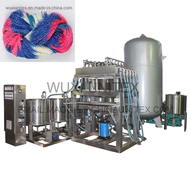 6-Color Space Carpet Yarn Thread Multicolor Dye Dyeing Machine