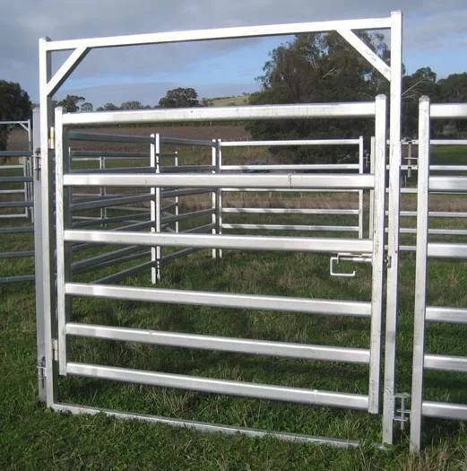 Australia Standard 1.8mx2.1m Oval Rail Livestock Farm Fence Cattle Corral Panels