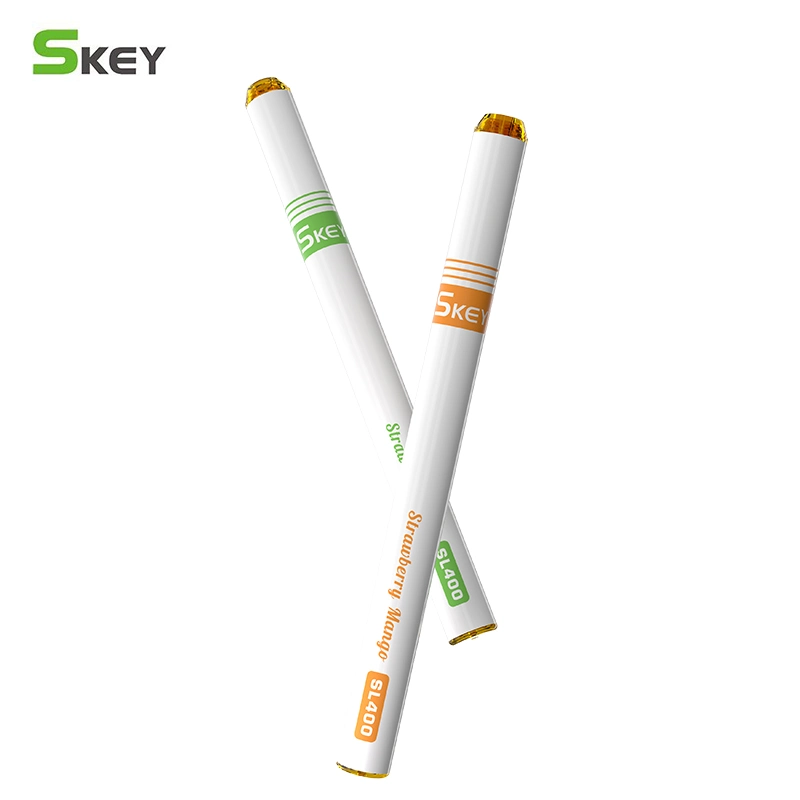 EU Legal Cigarette Vape Pen Skey Mini Slim 400 500 600 800 Puffs 20mg Nic Disposable/Chargeable Vape Pen