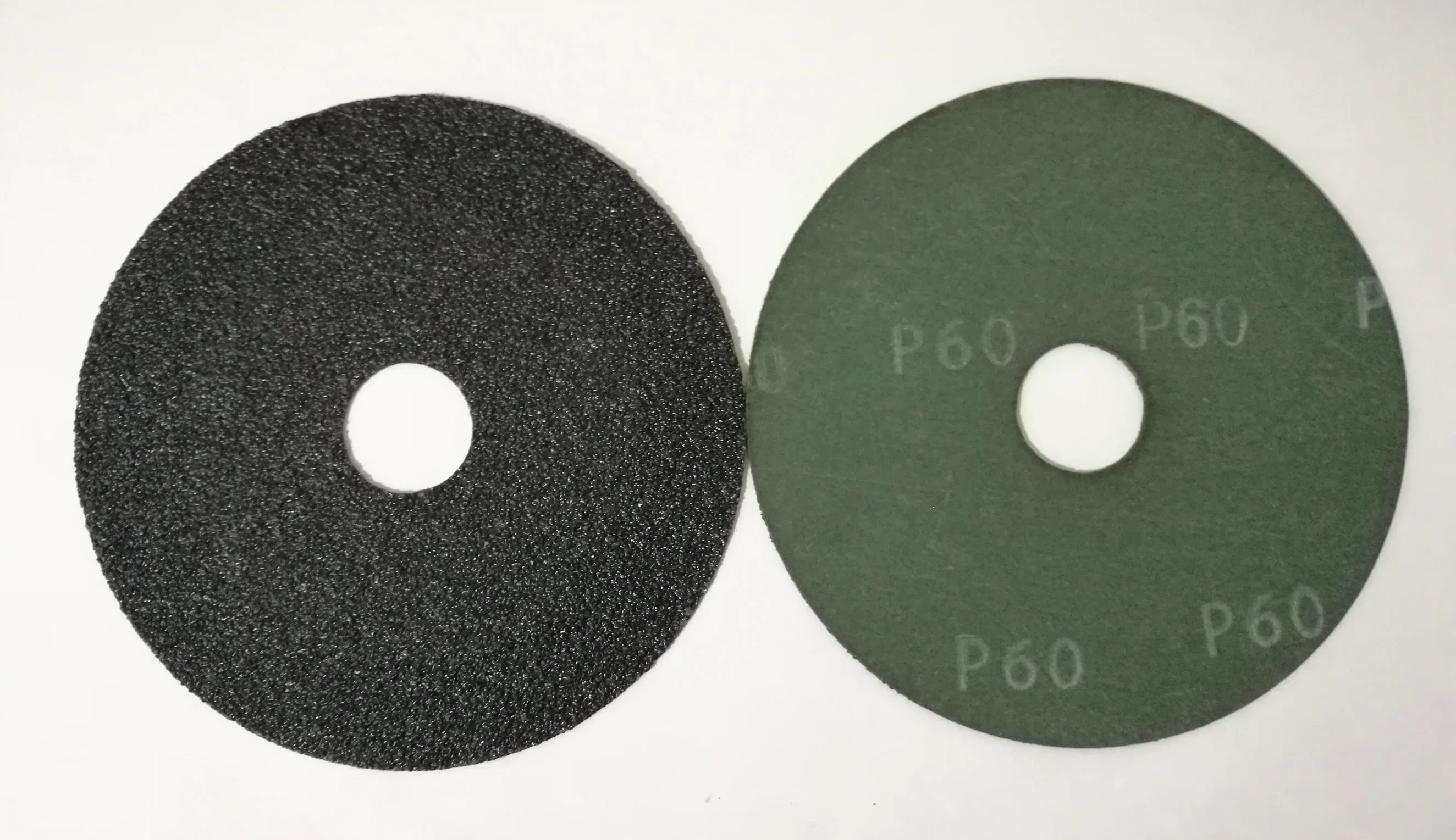 100/125mm Black Silicon Carbide Fiber Sandpaper Disc-Sanding Disc for Stone and Marble