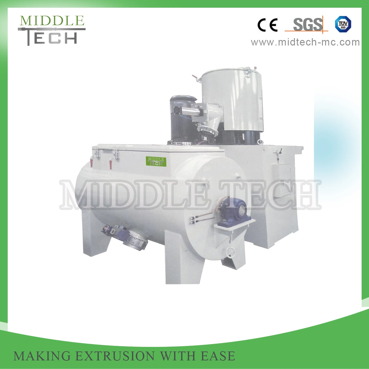 Plastic Industry UPVC/PVC/WPC Powder/Dry Blender/ Turbo Mixing /Color/High Filler High Hot Speed Vertical/ Horizontal Cooling/Ribbon Mixer Mixing Machine