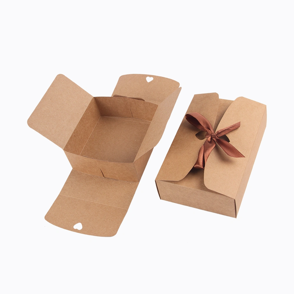 Baking Kraft Paper Box Candy Cookie Packaging Box Egg Tarts Nougat Packaging Cake Snack Box