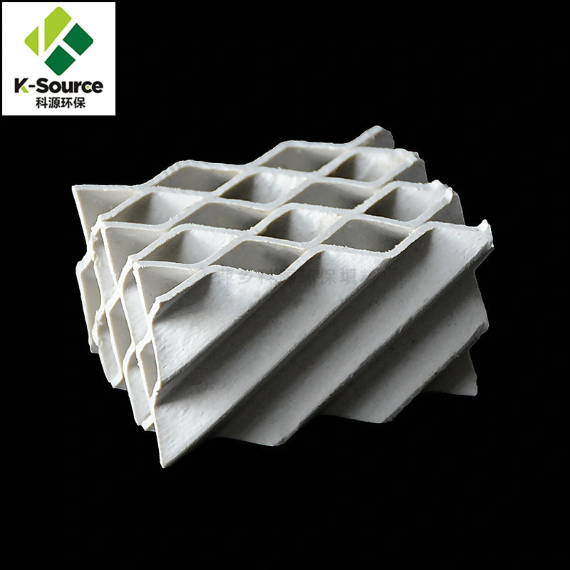 Corrosion Resistant Chemical Ceramic Structured Tower Packing