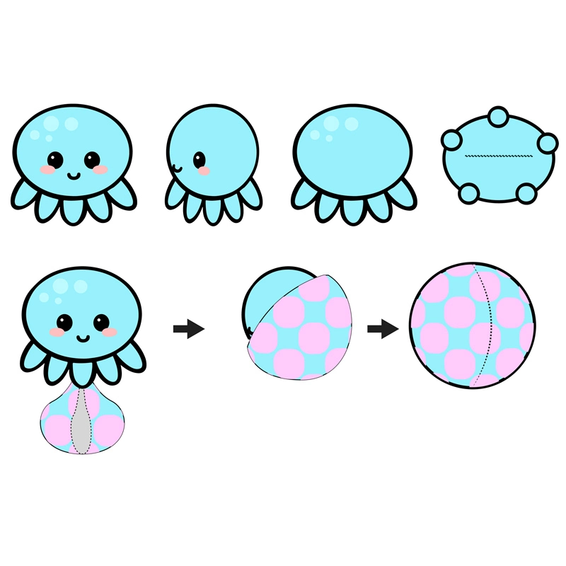 New Popular Store Promotion Gift Stuffed Animal Octopus Plush Toy