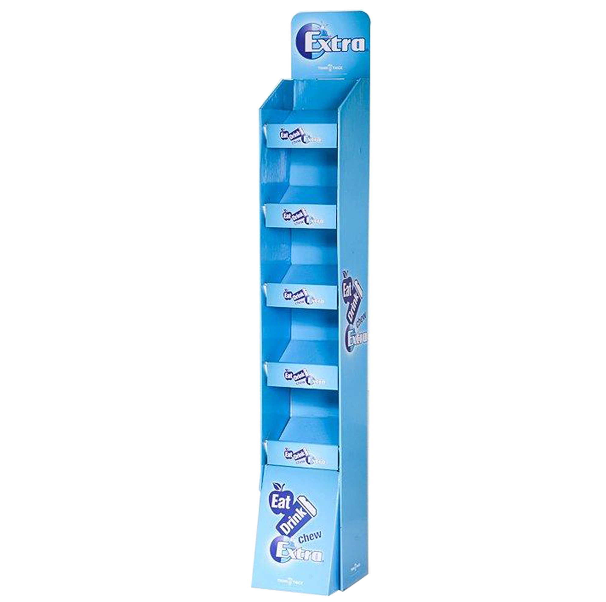 Easy Assemble 4 Tiered Cardboard Retail Product Displays