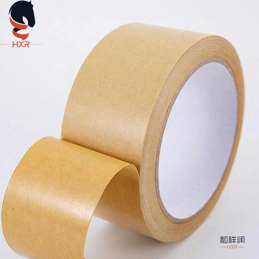 Eco Friendly Custom Printed Kraft Paper Sealing Writable Waterproof Packaging Gummed Self Adhesive Tape