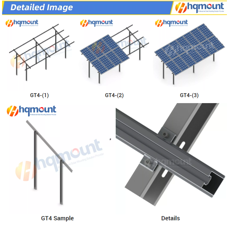 Chine fabricant montage au sol système de rayonnage solaire base en béton solaire Solution de pile de sol solaire montage de masse populaire