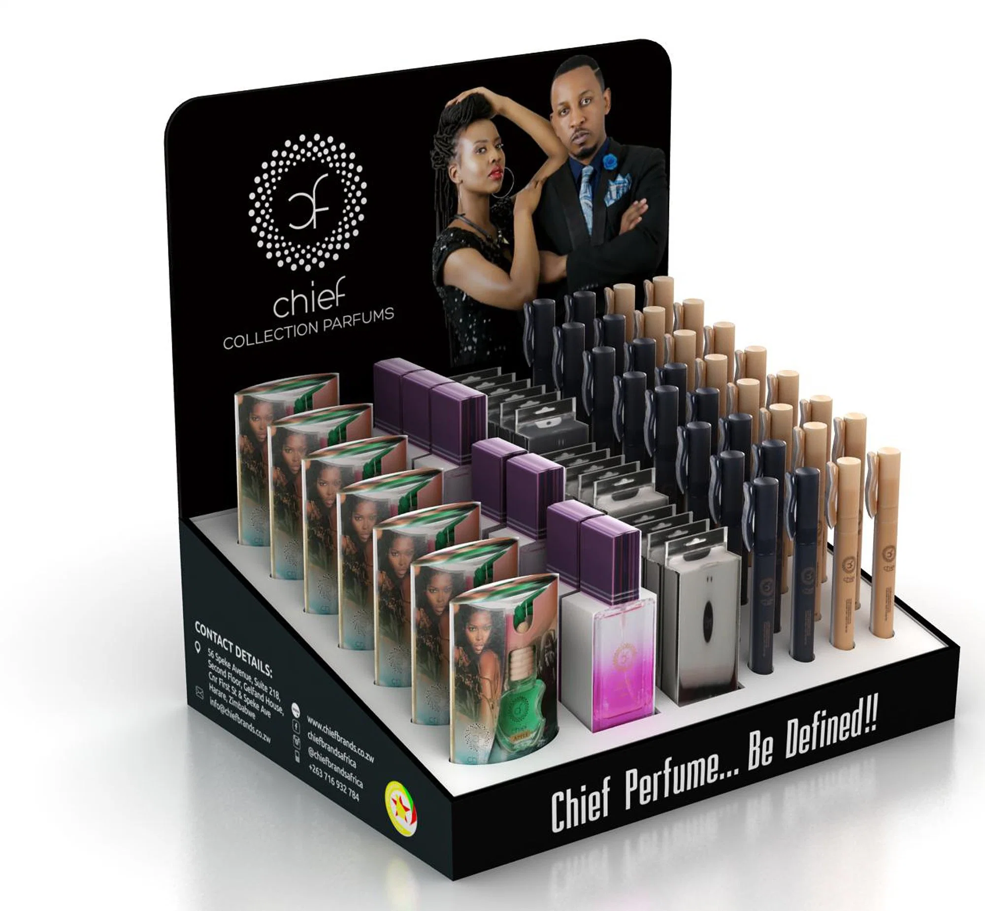 Nagellack Theke Display Karton Display Box mit Löchern