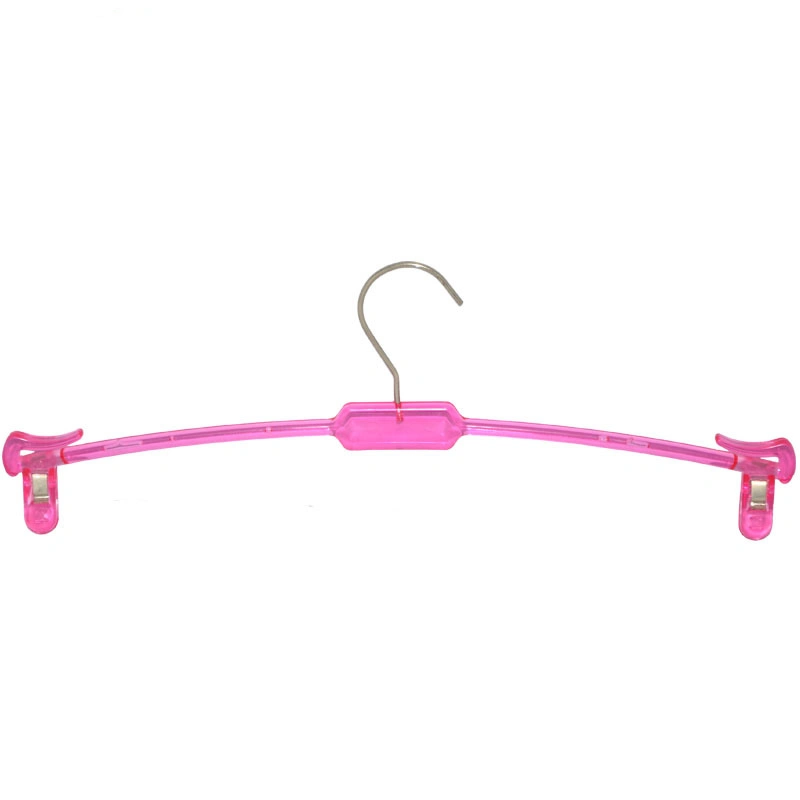 Colorful Plastic Clips Custom Logo Female Underwear Lingerie Hanger with Clips