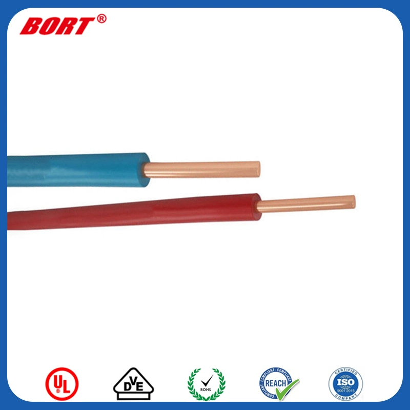 H07V-U PVC Insulation Copper Power Connect Electrical Wire Cable Suitable Used for Laying Tubes