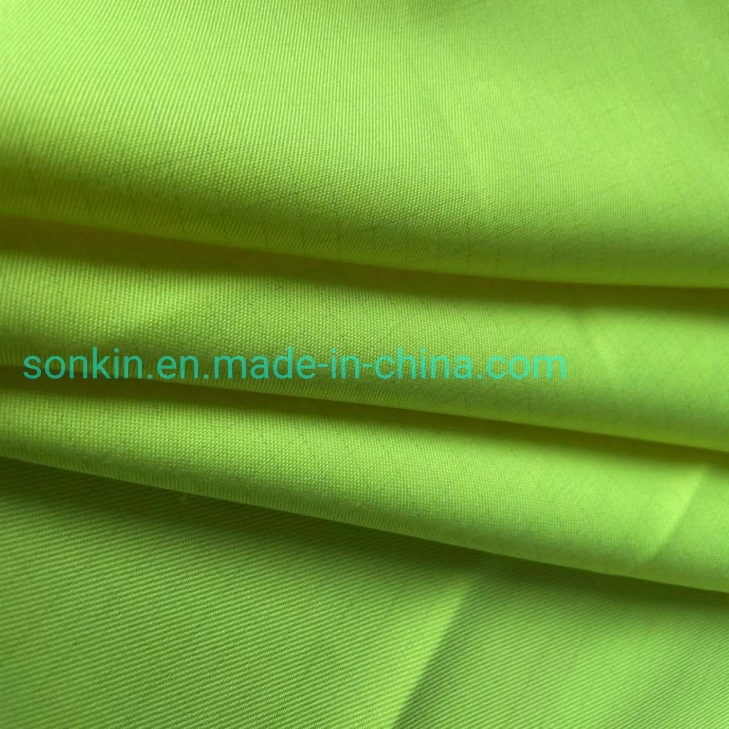 280GSM Modacrylic Cotton Blended Flame Retardant Fluorescent Woven Fabric Functional Textile