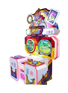 Twin pistolets de tir des mitrailleuses cute baby Parent-Child Coin Machine de jeu pour enfants de la ville de jeux vidéo les dons d'oeufs torsadée