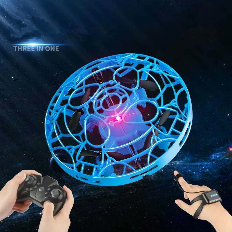 Plástico Control remoto Drone RC UFO Flying Toys for Kids Regalo promocional de Navidad