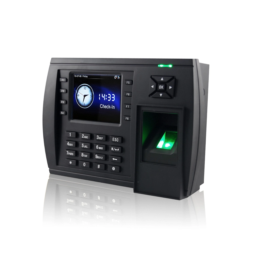 Big Capacity 3.5-Inch TFT Fingerprint Time Attendance System