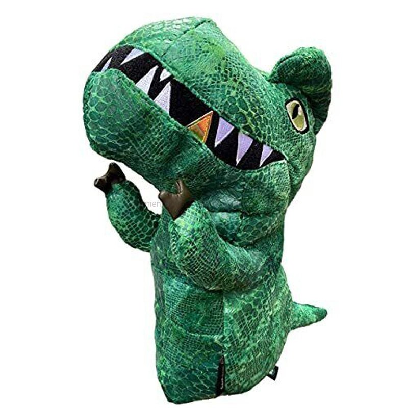 Peluche animal divertido dinosaurio personalizado bordado conductor tapa de culata de Golf