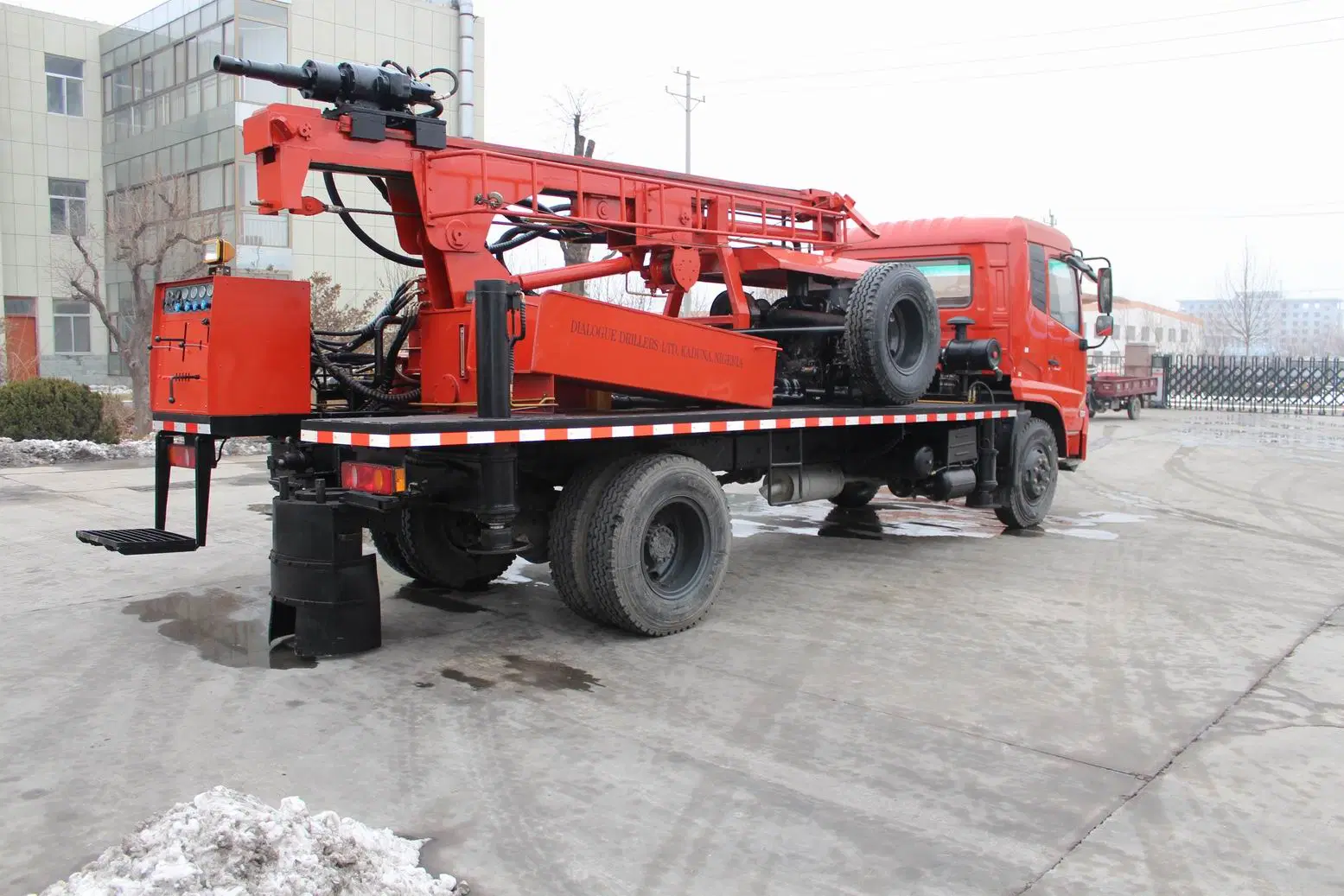 Air Compressor and Mud Pump Truck Mounted Water Well Rig