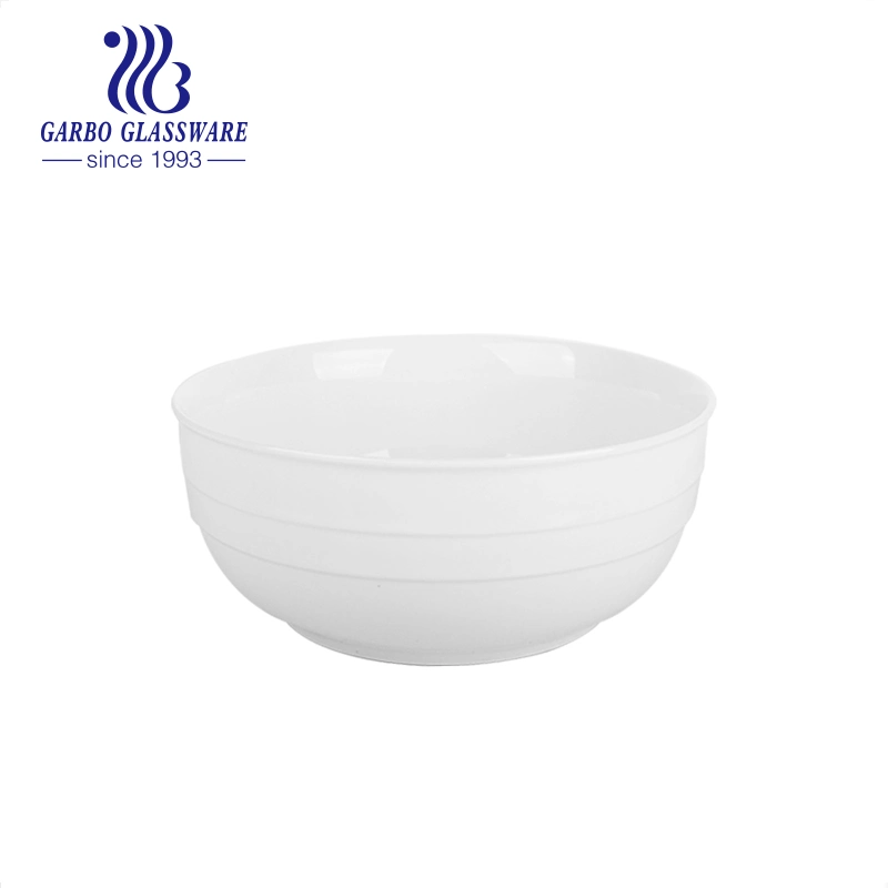 Vente en gros bol en céramique haut de gamme personnalisé style Moyen-Orient 5,7 pouces personnalisé Décalcomanie Nouveau bol à salade de porcelaine tendre pour le dîner de mariage