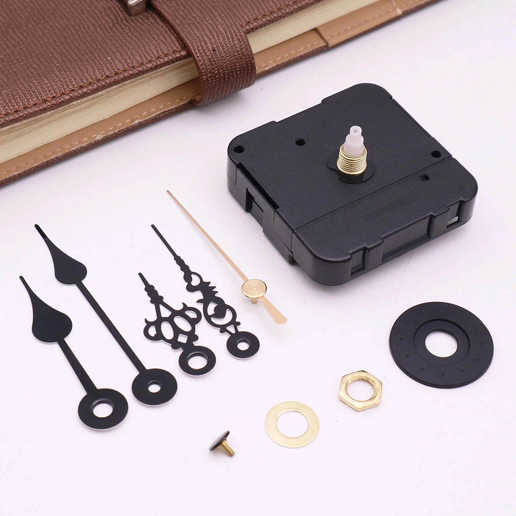 15mm Shaft Step Clock Movement with 2 Sets Clock Hands