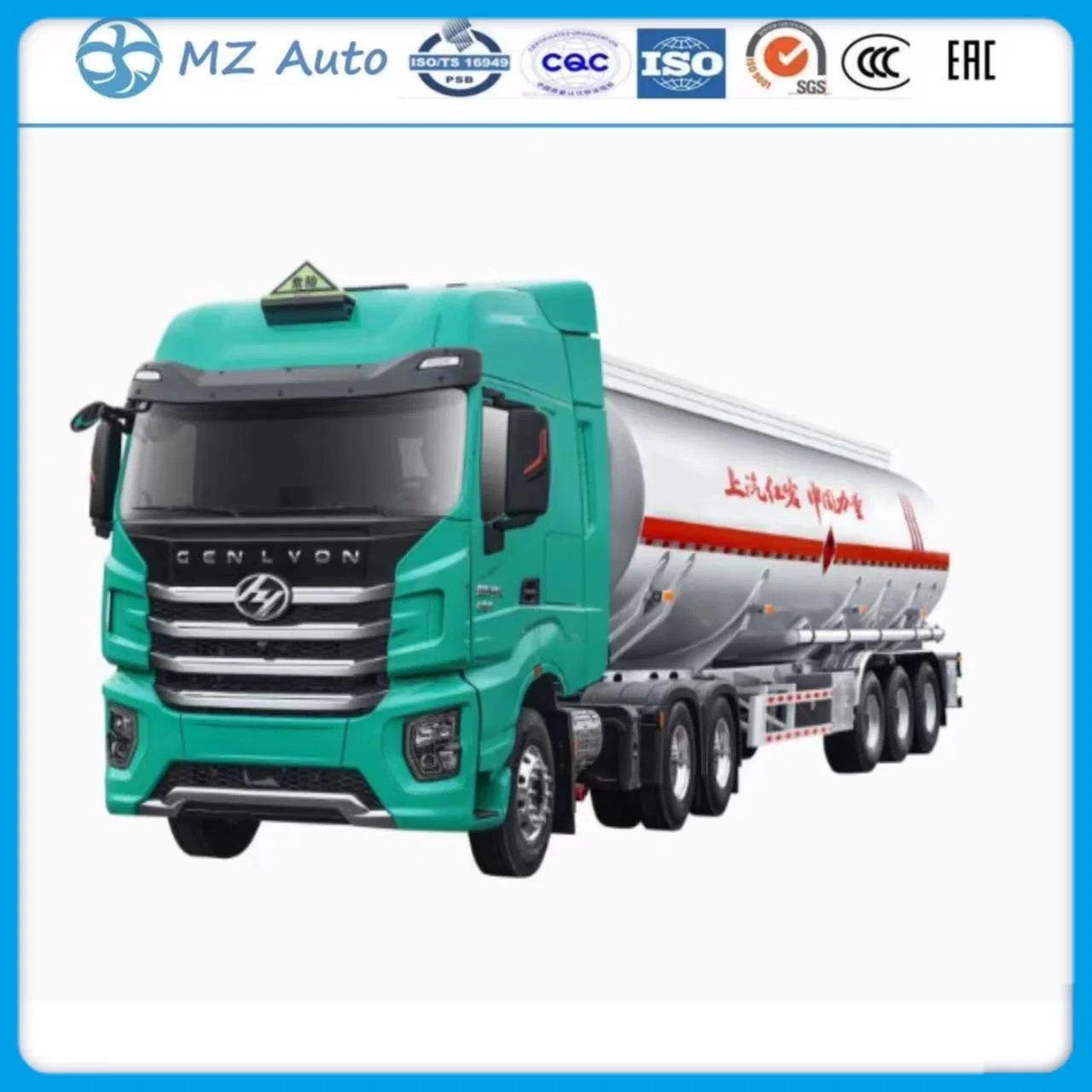 H6e 6X4 430/460 CH i VECO Hongyan Truck Tractor Euro6 transport De produits chimiques dangereux