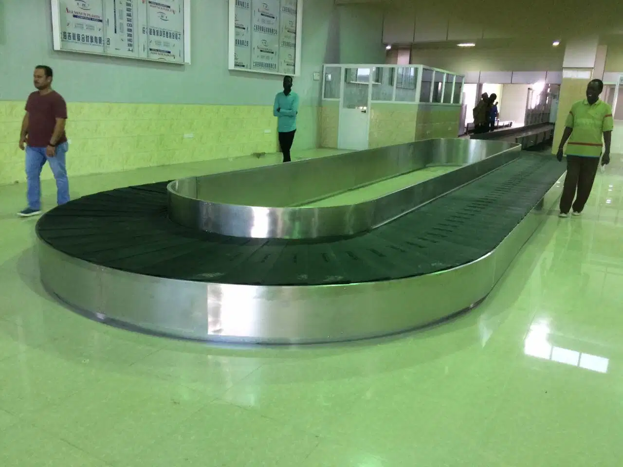 Airport Baggage Transmission Belt Bucket Elevator Conveyor System