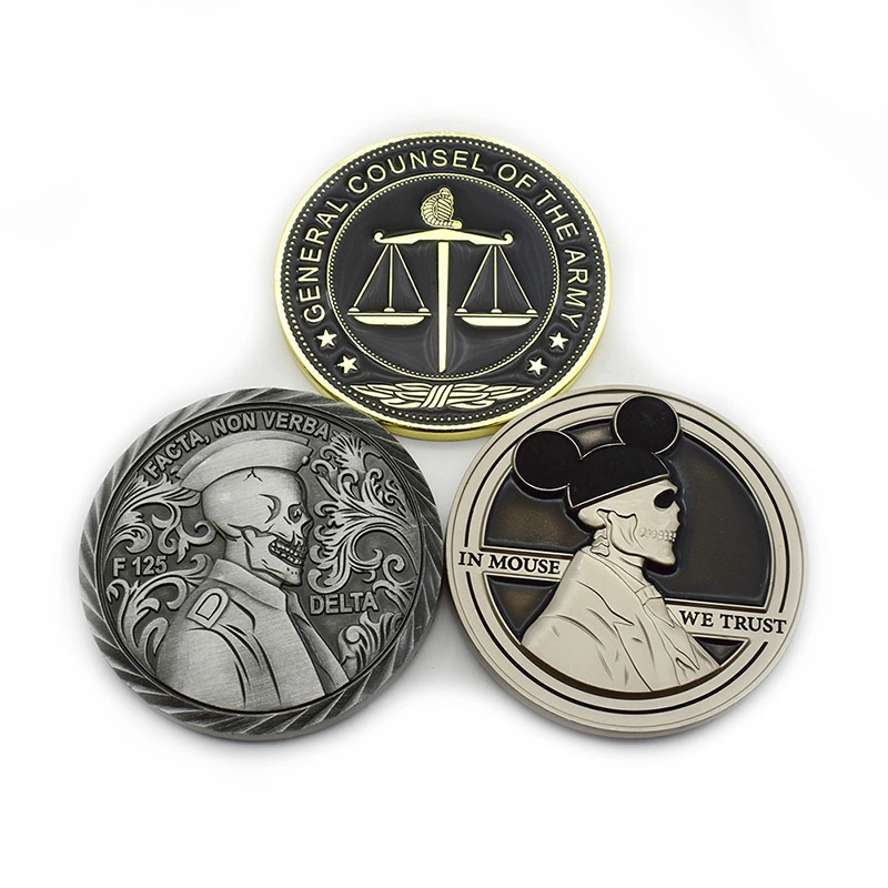 Moneda conmemorativa personalizados fabricante de la Marina de recuerdos de metal de oro de Usn Desafío Coin