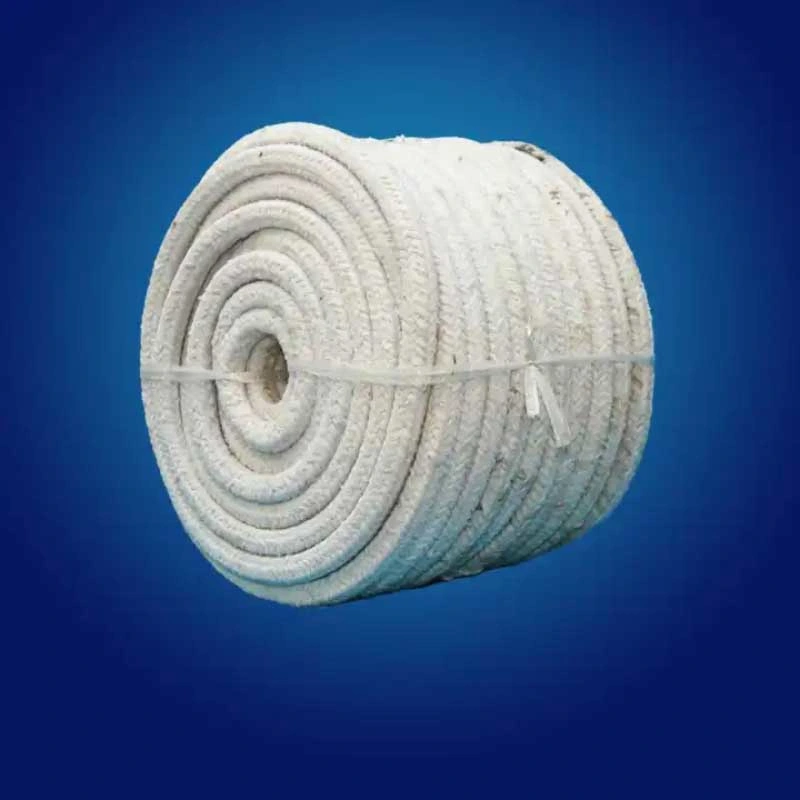 Feuerfeste Keramikfaser Gewebe Isolationsmaterial Hochtemperatur-Faser Gewobene Textilien Thermische Isolierung Keramik-Faser-Seil für Türdichtung Herd