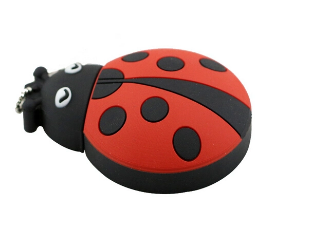 Cute Ladybug Plastic USB Flash Drive Pendrive USB Memoria Stick