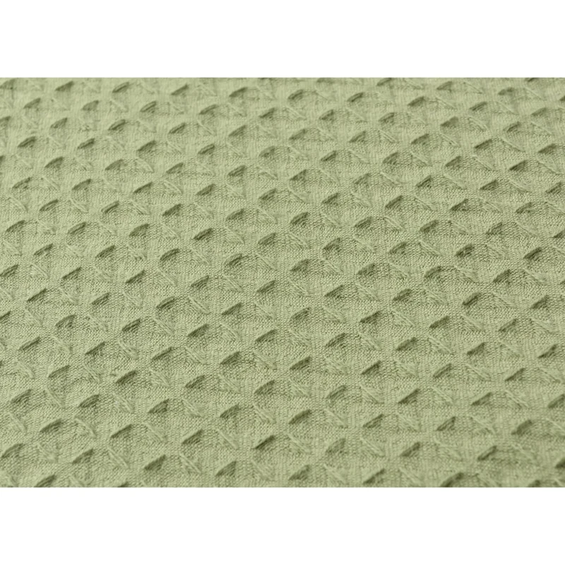 Wholesale/Supplier Stock 100% Cotton by The Yard 300GSM Hoodie Knitted Customization Waffle Fabric for Sweatshirt