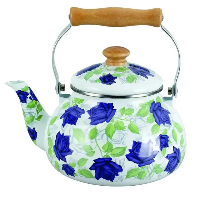 Customization Accepted Enameled Teapot Enamel on Steel Water Kettles