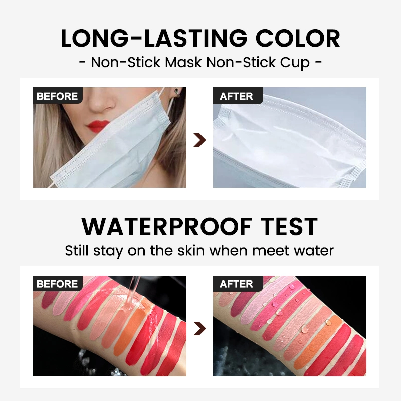 Hot Sale Cosmetics Fashion 24 Colors Bulk Custom Logo Matte Lip Gloss