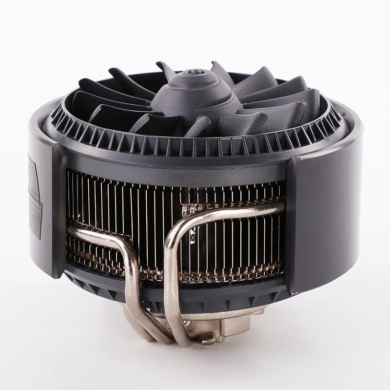 Vier Kupfer Turbolader Silent Desktop ARGB CPU-Kühler CPU Air Kühlkörper