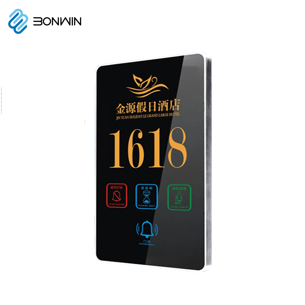 Electronic Stainless Steel Hotel/House Room Door Number Plates