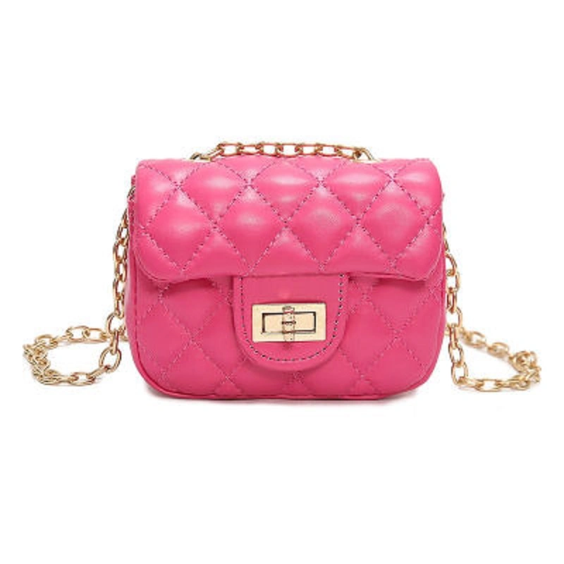 Mode coréen essentiels des enfants chaîne Sac à bandoulière matelassée Baby Girls Kids Messenger13567 Crossbody Coin Tote ESG