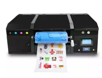 Rainbow A3 UV Dtf Printer No Visible Glue Dtf UV Epson XP600 Head Printing Machine Sticker Dtf UV