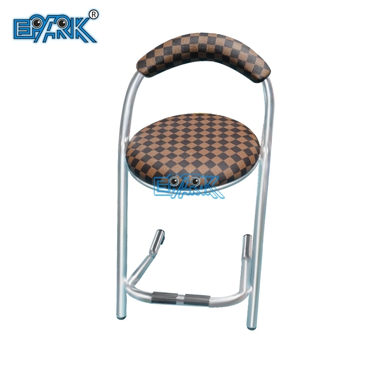 Stainless Steel Arcade Gaming Bar Stool Chair Game Machine Seating Chairs