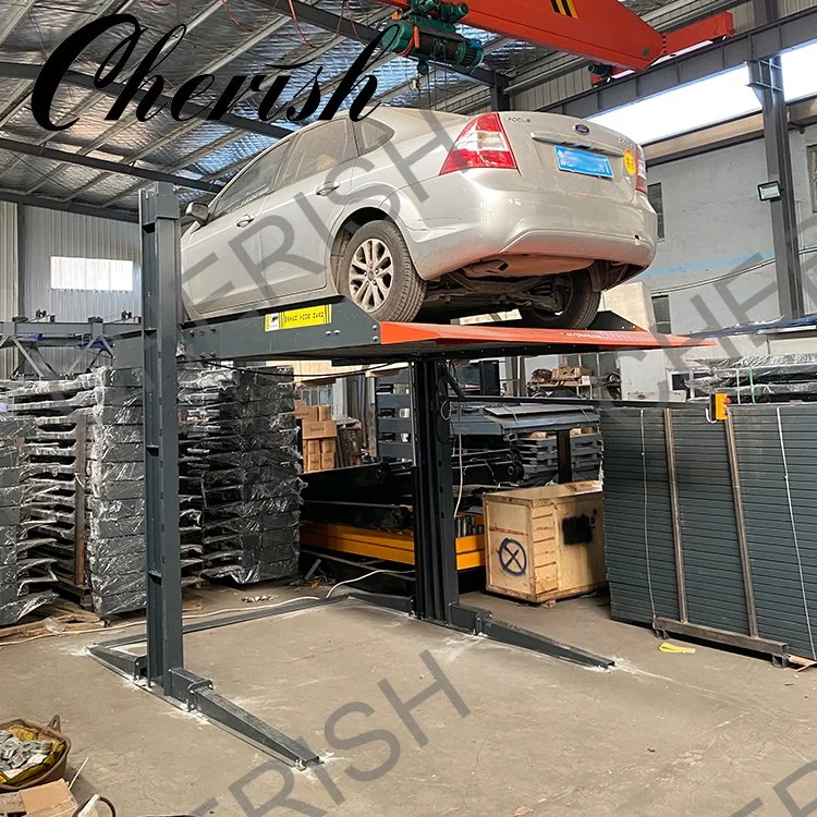 Double Level Share Column Parking Lift Car Stacker