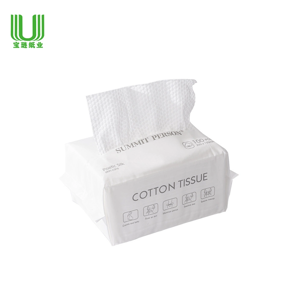 Wet and Dry Dual-Use Strong Absorbent Disposable Cotton Paper Towel Disposable Wet Wipes Beauty Face Towel