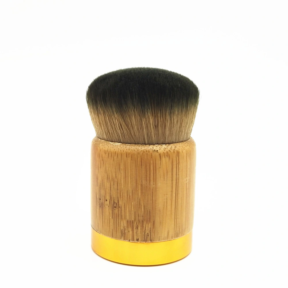 Eco-Friendly Bamboo Handle Kabuki Powder Beauty Tool Foundation Makeup Brush