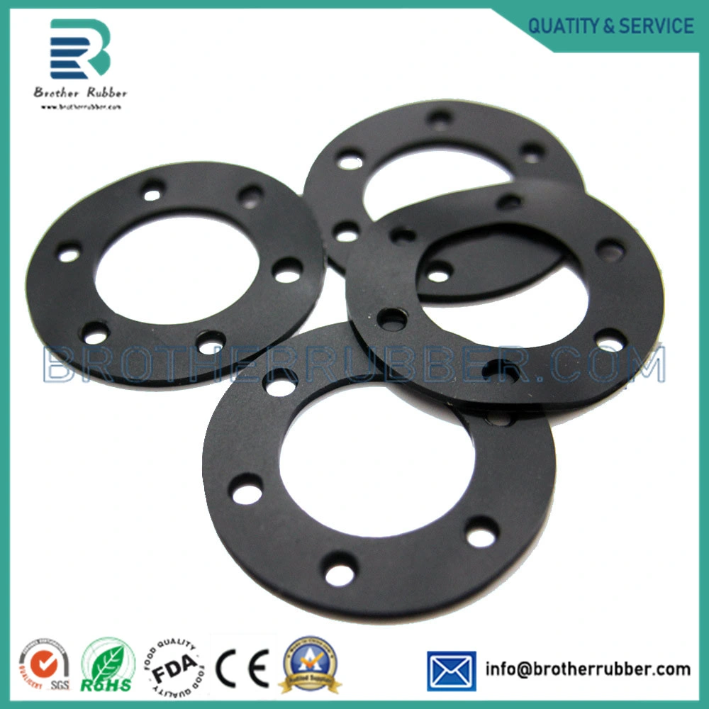 Custom Design Oil Resistance Waterproof NBR EPDM Silicone Rubber Gasket Washers for Flange