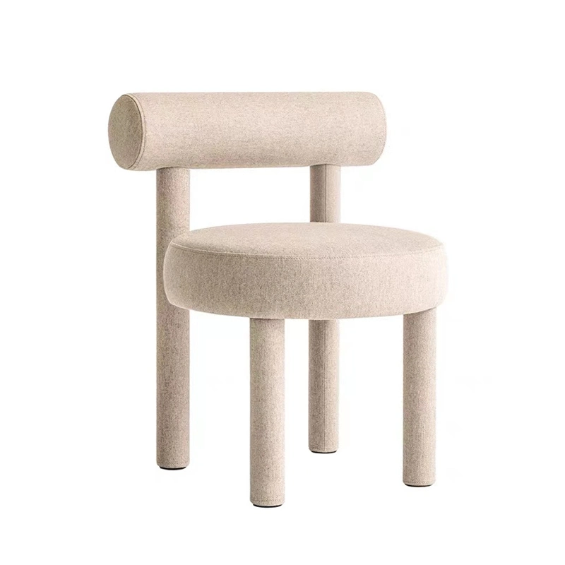 Equipo de la familia nórdica Moderno Hotel de diseño de respaldo de la mesa de comedor y una silla simple cubierta de la silla de niño Silla de maquillaje