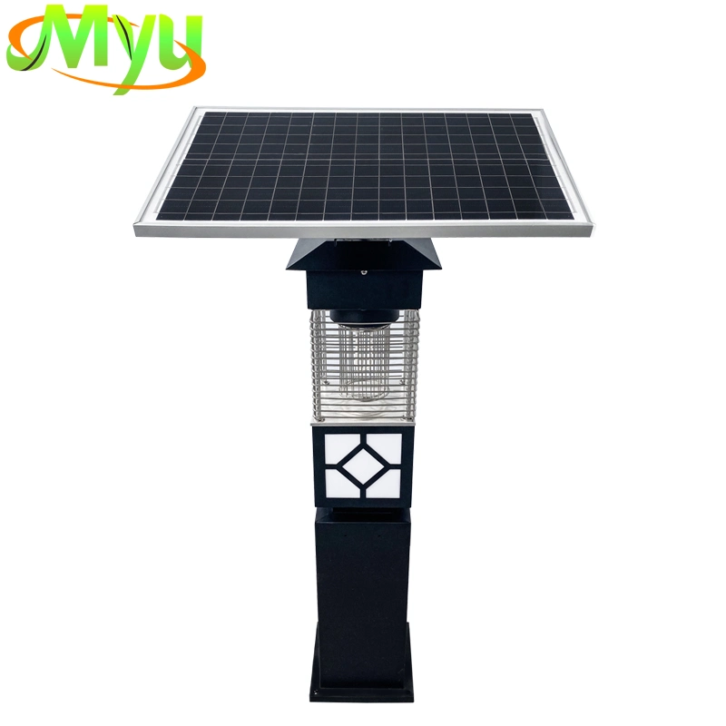 Upgrade Lithium Batteries Solar Panel Charging Waterproof Outdoor Use Mosquito Killer Lamp